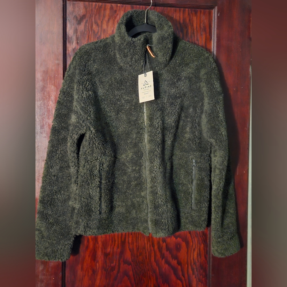Alpine Design, M, Green, Teddy Jacket